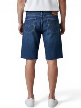 Levi's 505 Cut Off Jean Shorts Men’s Size 34 Medium Wash Denim Jorts